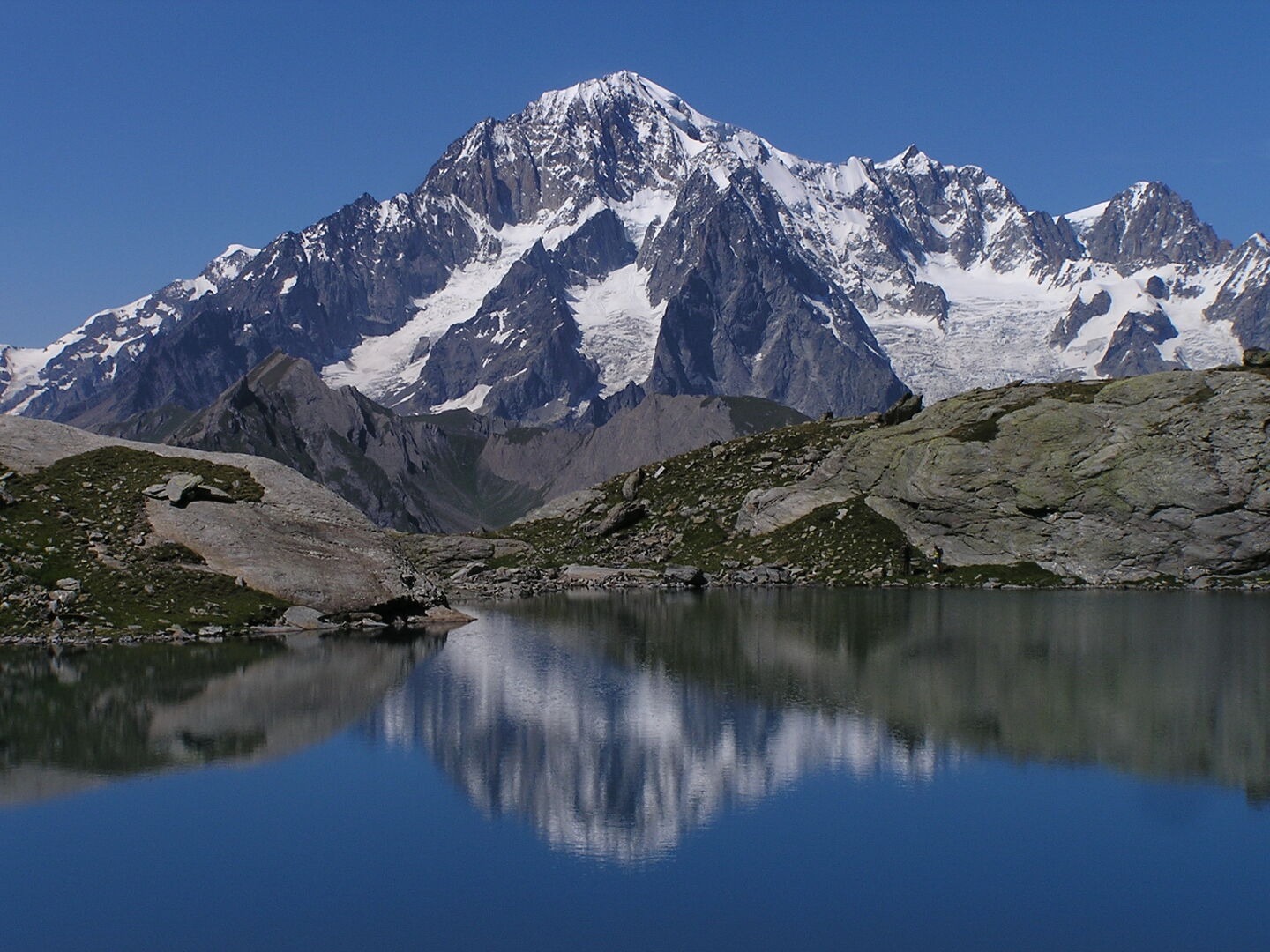 Monte Bianco from Courmayeur, Italy